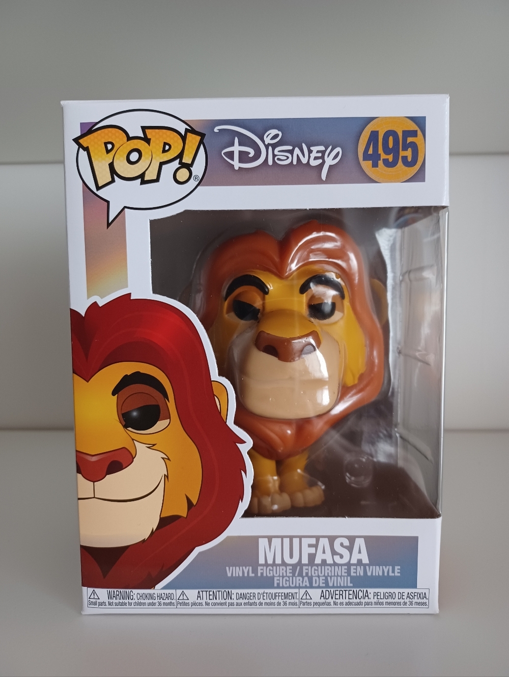 Disney Mufasa From The Lion King 495 Vinyl Figure Funko Pop Toy Collectible